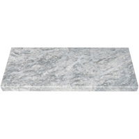 Shower Niche Shelf Light Grey Polished Marble Stone Tile 